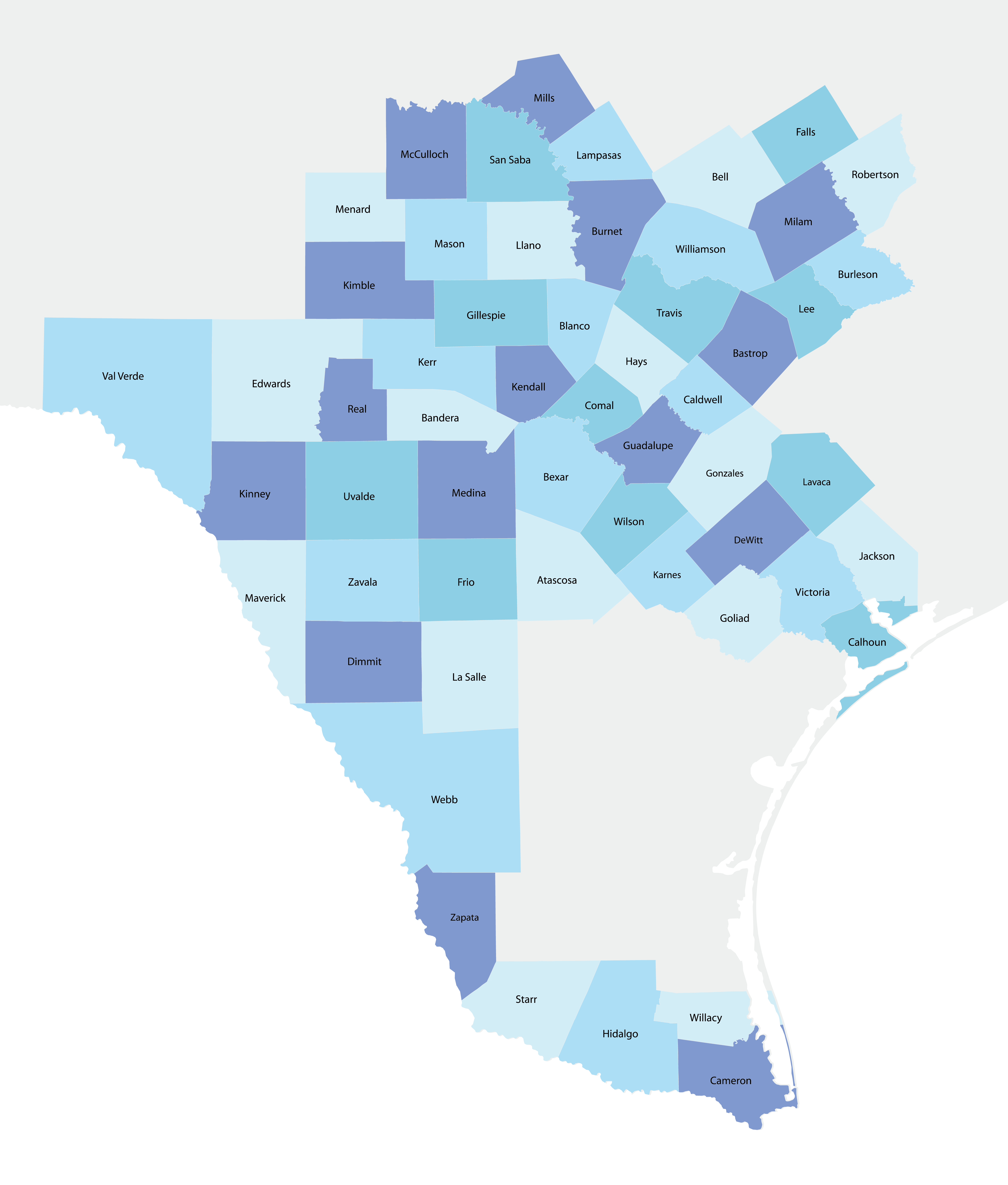San Antonio Areas Served
